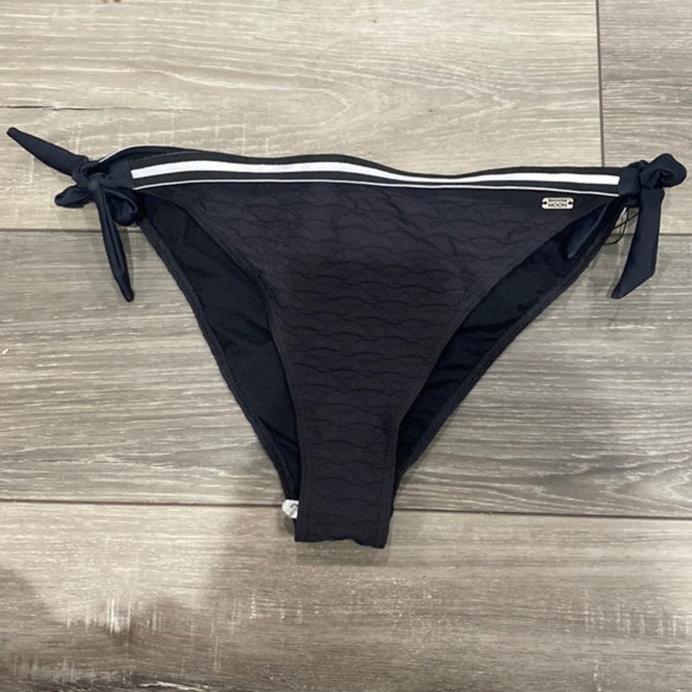 Bananamoon Black Bikini Bottom with White Stripe